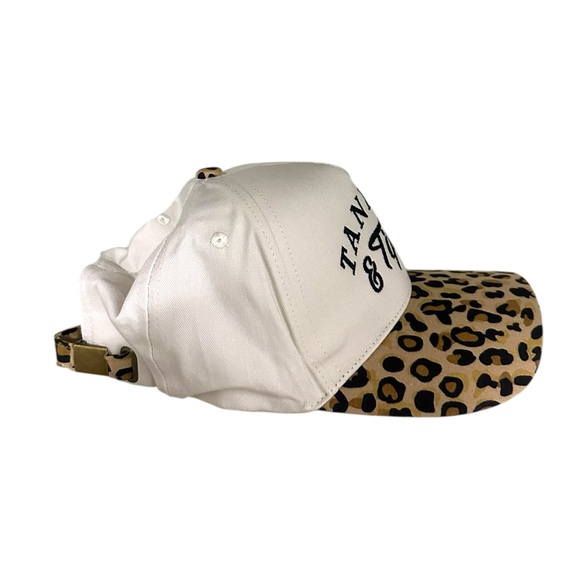 NWT Tanned & Tipsy Leopard Print Graffic embroidered Cap/hat - Picture 3 of 5